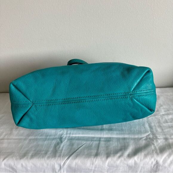 MICHAEL KORS Blue Raven Selma Chain Tote Shoulder Bag Bedford Fulton - Picture 5 of 10